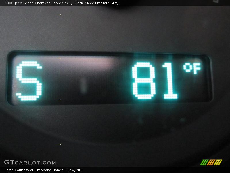 Black / Medium Slate Gray 2006 Jeep Grand Cherokee Laredo 4x4