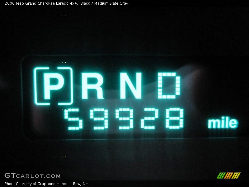 Black / Medium Slate Gray 2006 Jeep Grand Cherokee Laredo 4x4