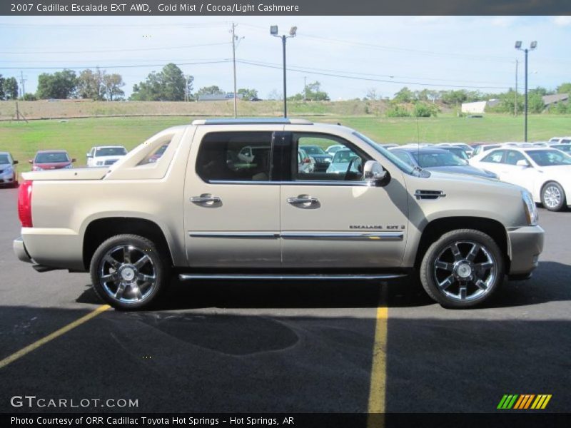 Gold Mist / Cocoa/Light Cashmere 2007 Cadillac Escalade EXT AWD