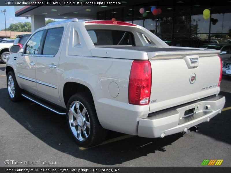 Gold Mist / Cocoa/Light Cashmere 2007 Cadillac Escalade EXT AWD