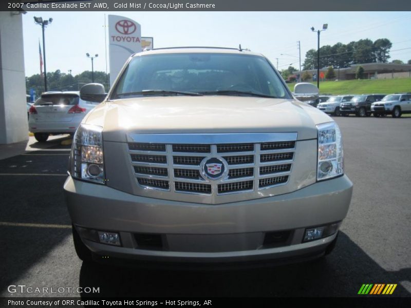 Gold Mist / Cocoa/Light Cashmere 2007 Cadillac Escalade EXT AWD