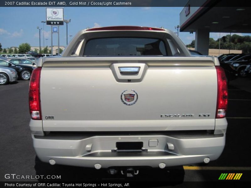Gold Mist / Cocoa/Light Cashmere 2007 Cadillac Escalade EXT AWD