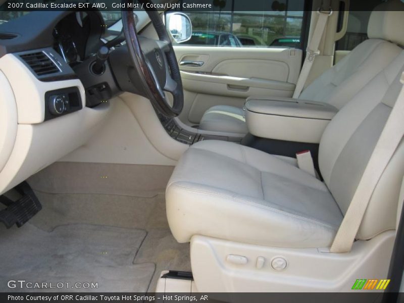 Gold Mist / Cocoa/Light Cashmere 2007 Cadillac Escalade EXT AWD