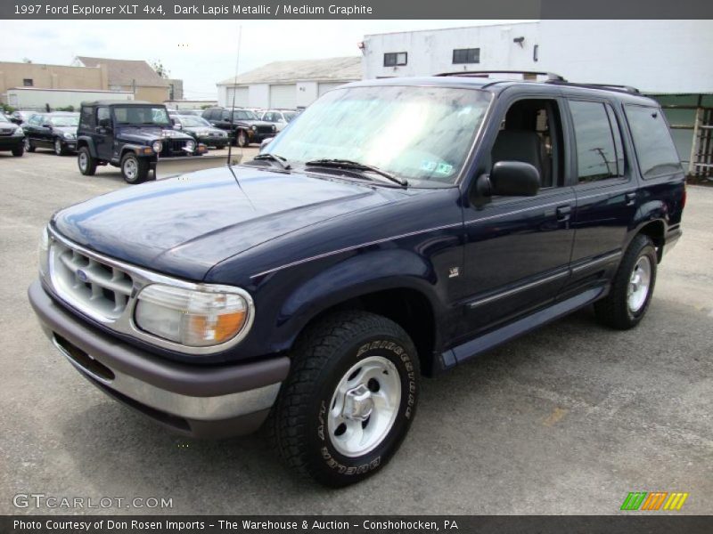 Dark Lapis Metallic / Medium Graphite 1997 Ford Explorer XLT 4x4
