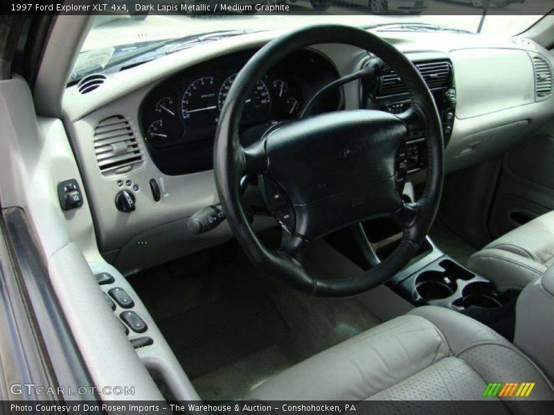 Dark Lapis Metallic / Medium Graphite 1997 Ford Explorer XLT 4x4