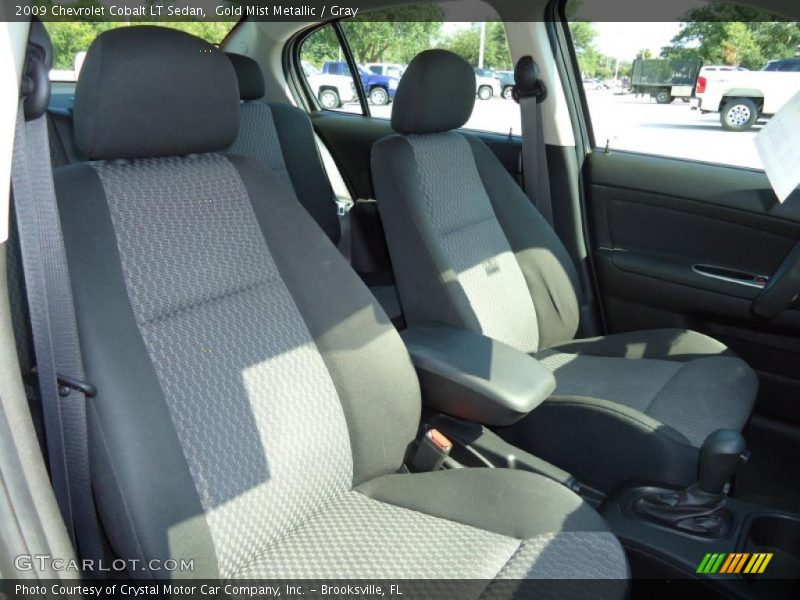 Gold Mist Metallic / Gray 2009 Chevrolet Cobalt LT Sedan