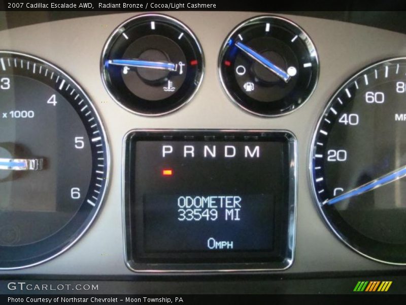 Radiant Bronze / Cocoa/Light Cashmere 2007 Cadillac Escalade AWD