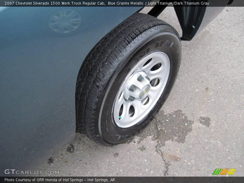 Blue Granite Metallic / Light Titanium/Dark Titanium Gray 2007 Chevrolet Silverado 1500 Work Truck Regular Cab