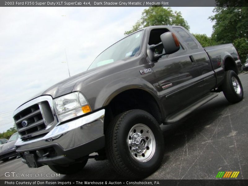 Dark Shadow Grey Metallic / Medium Flint 2003 Ford F350 Super Duty XLT SuperCab 4x4