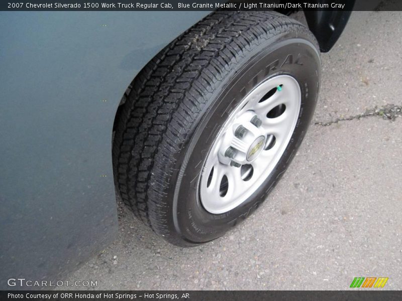 Blue Granite Metallic / Light Titanium/Dark Titanium Gray 2007 Chevrolet Silverado 1500 Work Truck Regular Cab