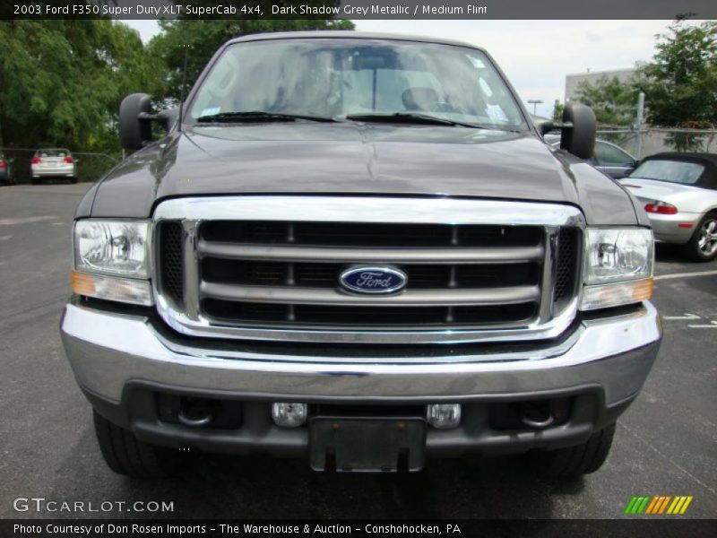 Dark Shadow Grey Metallic / Medium Flint 2003 Ford F350 Super Duty XLT SuperCab 4x4