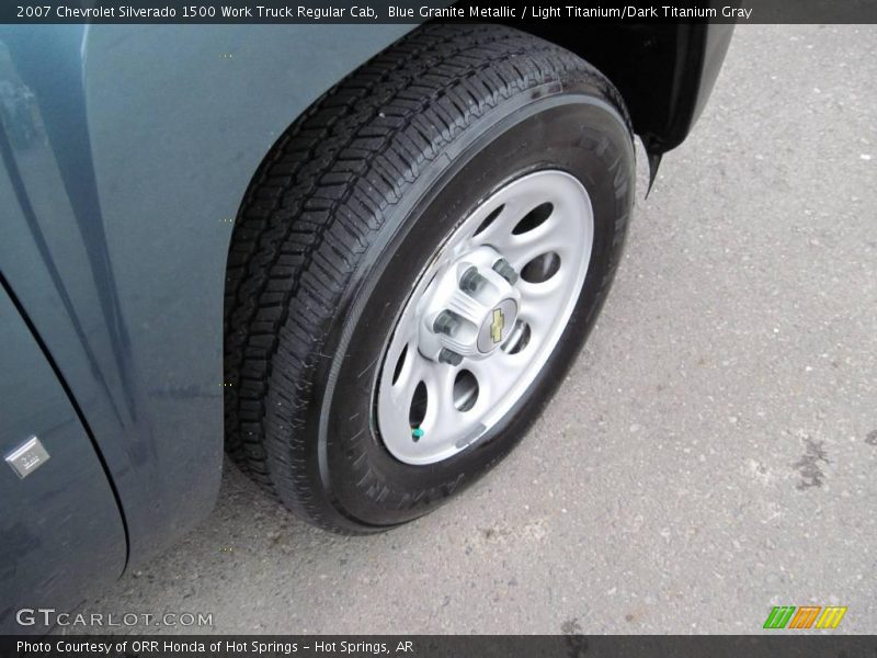 Blue Granite Metallic / Light Titanium/Dark Titanium Gray 2007 Chevrolet Silverado 1500 Work Truck Regular Cab