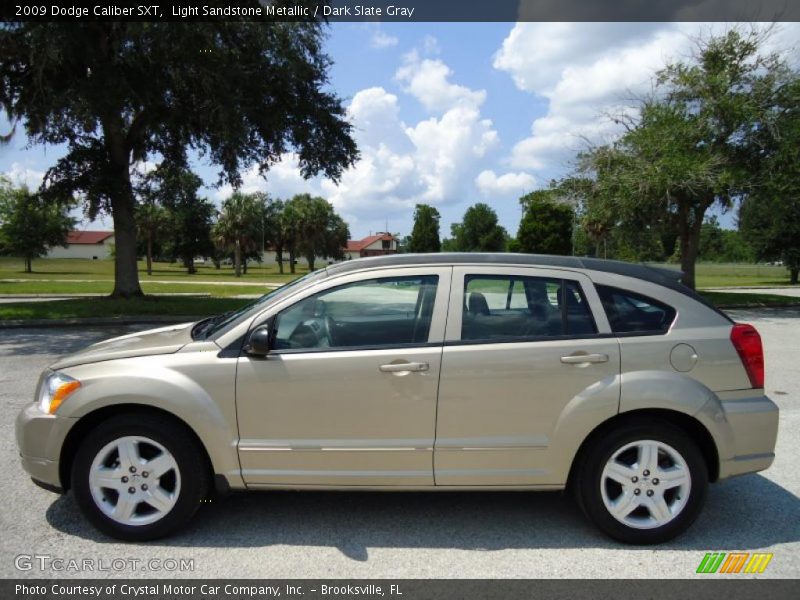 Light Sandstone Metallic / Dark Slate Gray 2009 Dodge Caliber SXT