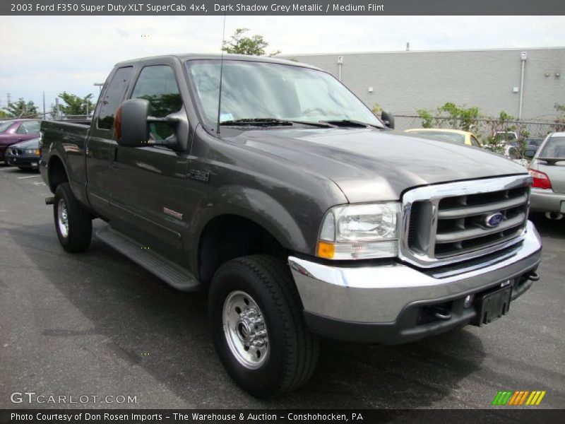 Dark Shadow Grey Metallic / Medium Flint 2003 Ford F350 Super Duty XLT SuperCab 4x4
