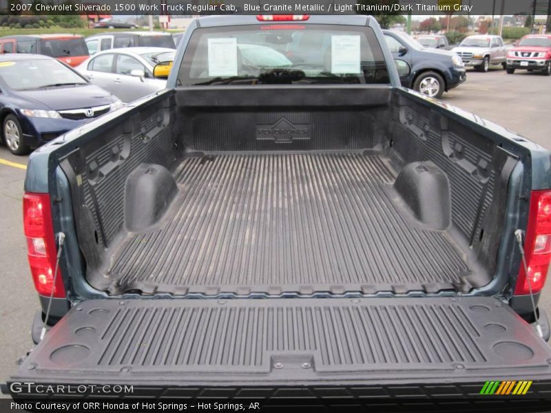 Blue Granite Metallic / Light Titanium/Dark Titanium Gray 2007 Chevrolet Silverado 1500 Work Truck Regular Cab