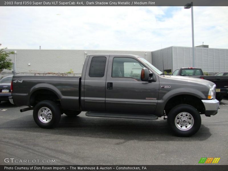 Dark Shadow Grey Metallic / Medium Flint 2003 Ford F350 Super Duty XLT SuperCab 4x4