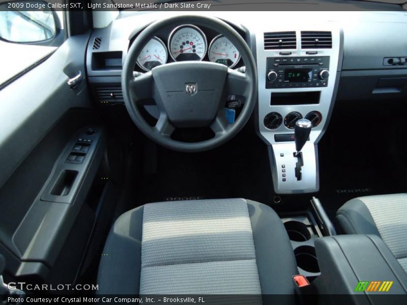 Light Sandstone Metallic / Dark Slate Gray 2009 Dodge Caliber SXT