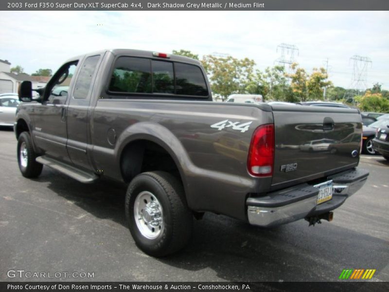 Dark Shadow Grey Metallic / Medium Flint 2003 Ford F350 Super Duty XLT SuperCab 4x4