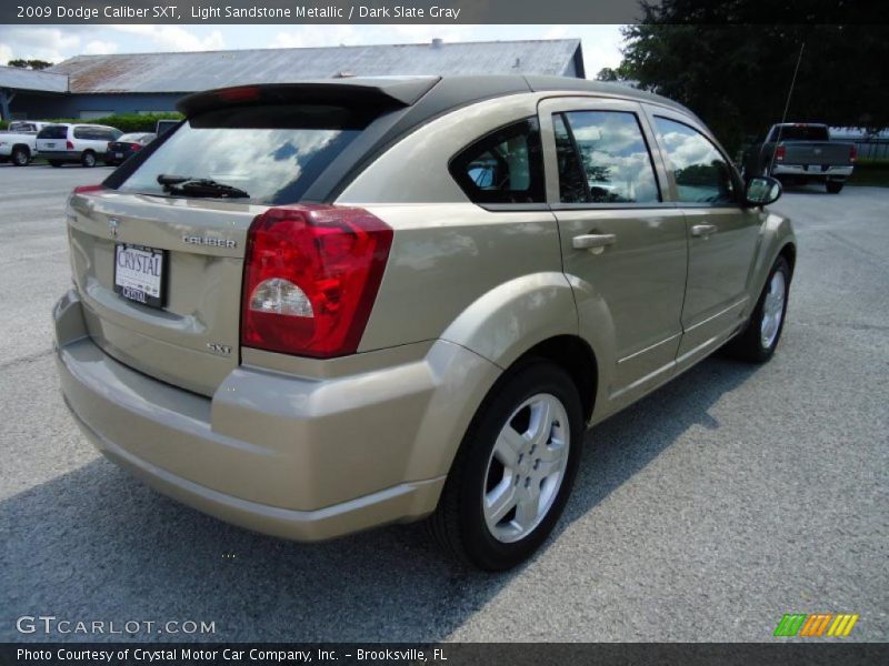 Light Sandstone Metallic / Dark Slate Gray 2009 Dodge Caliber SXT