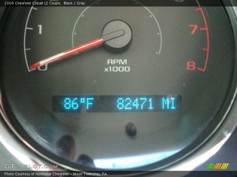 Black / Gray 2006 Chevrolet Cobalt LS Coupe