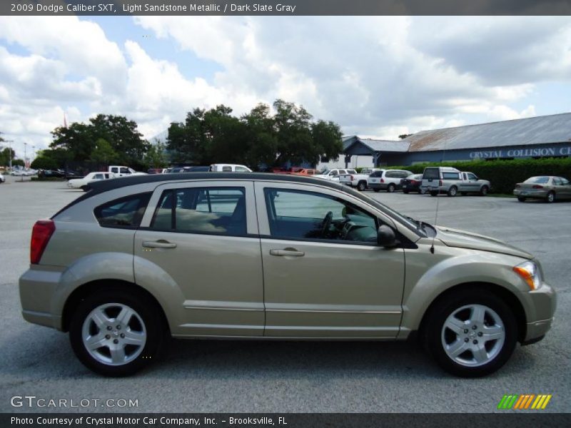Light Sandstone Metallic / Dark Slate Gray 2009 Dodge Caliber SXT