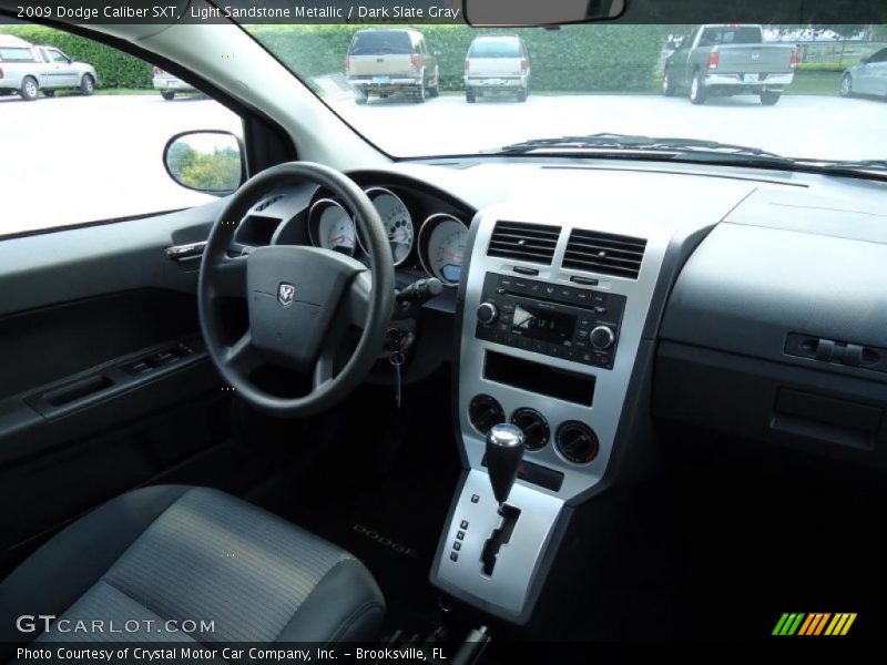 Light Sandstone Metallic / Dark Slate Gray 2009 Dodge Caliber SXT