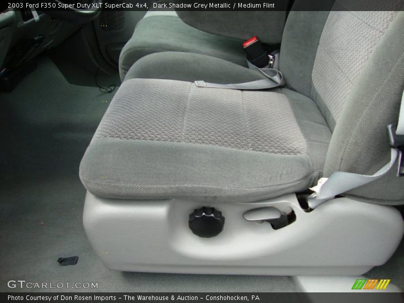 Dark Shadow Grey Metallic / Medium Flint 2003 Ford F350 Super Duty XLT SuperCab 4x4