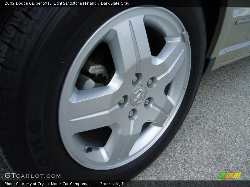 Light Sandstone Metallic / Dark Slate Gray 2009 Dodge Caliber SXT