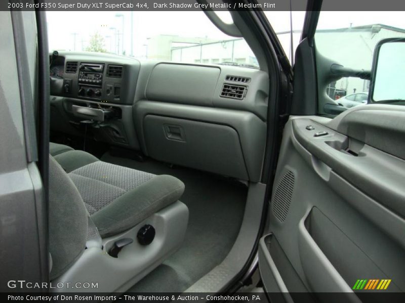 Dark Shadow Grey Metallic / Medium Flint 2003 Ford F350 Super Duty XLT SuperCab 4x4