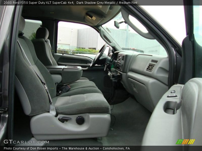 Dark Shadow Grey Metallic / Medium Flint 2003 Ford F350 Super Duty XLT SuperCab 4x4