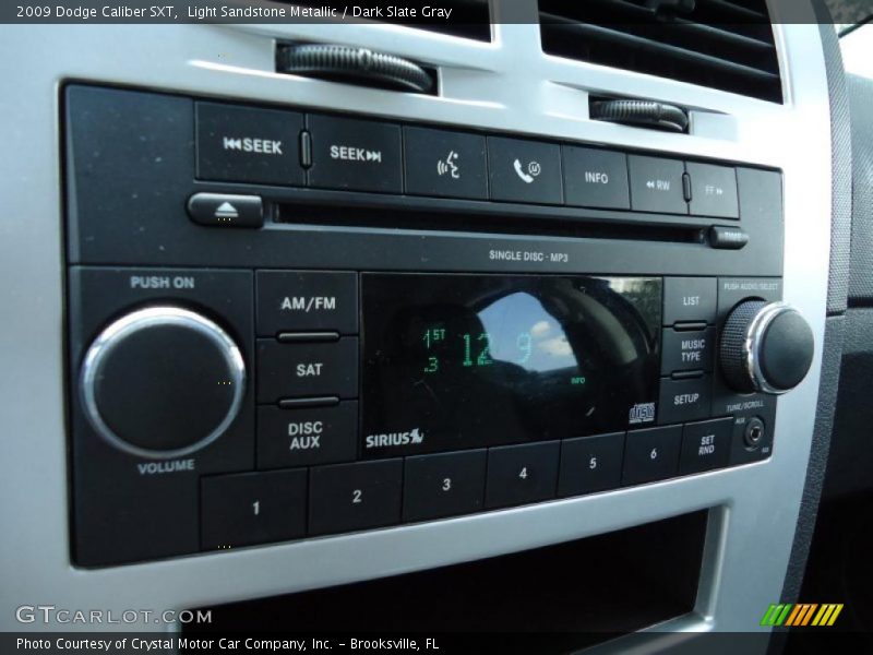 Light Sandstone Metallic / Dark Slate Gray 2009 Dodge Caliber SXT