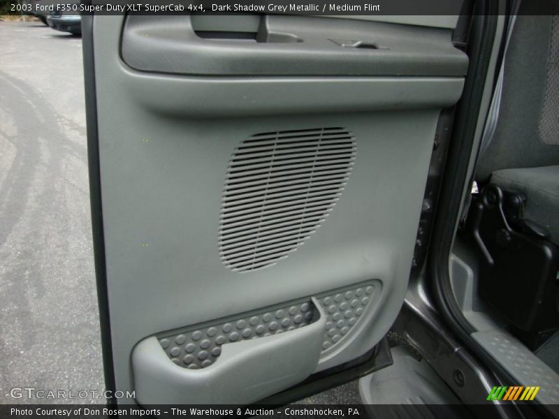 Dark Shadow Grey Metallic / Medium Flint 2003 Ford F350 Super Duty XLT SuperCab 4x4