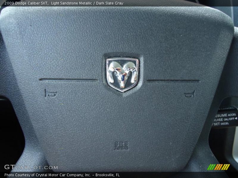 Light Sandstone Metallic / Dark Slate Gray 2009 Dodge Caliber SXT