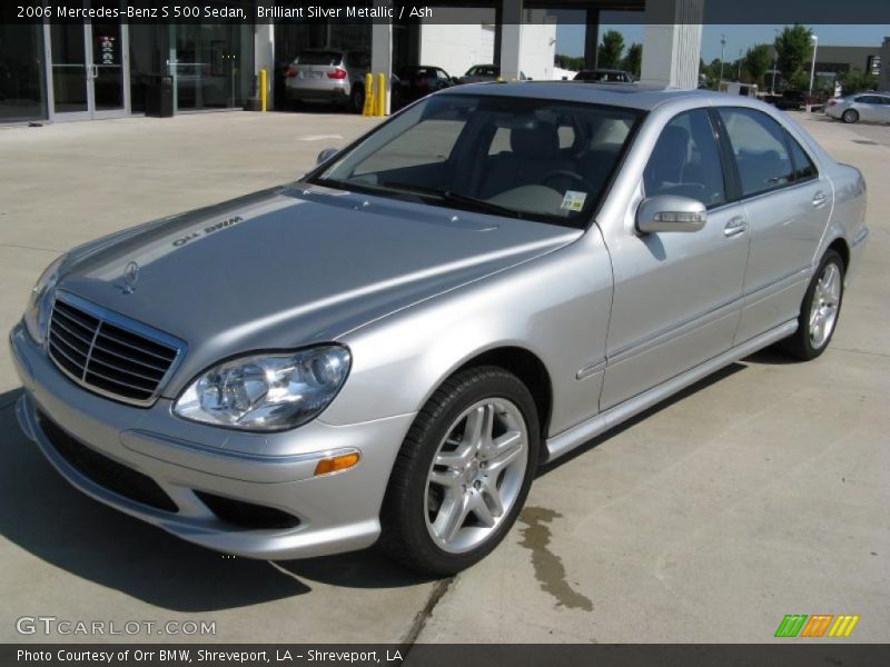 Brilliant Silver Metallic / Ash 2006 Mercedes-Benz S 500 Sedan