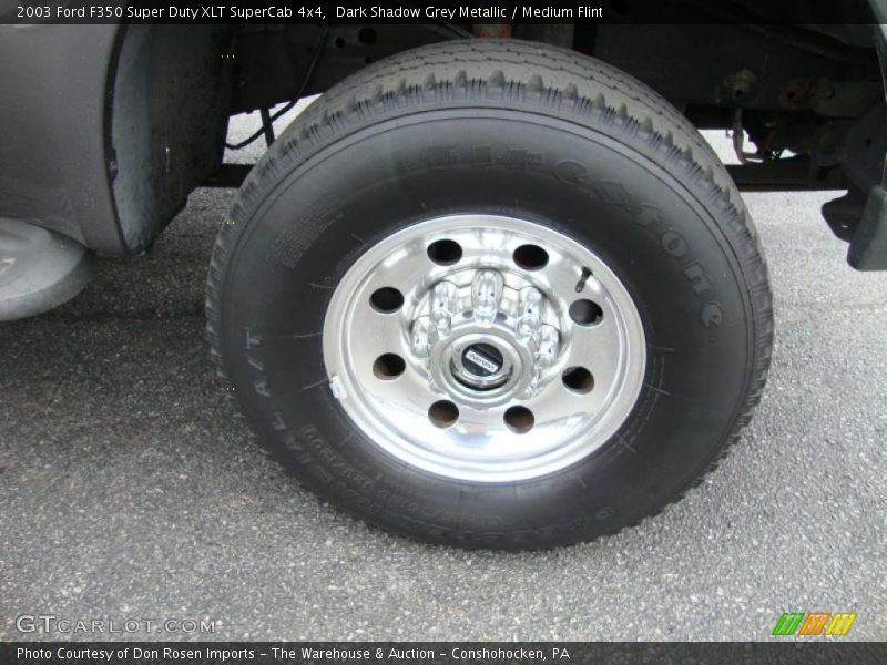 Dark Shadow Grey Metallic / Medium Flint 2003 Ford F350 Super Duty XLT SuperCab 4x4