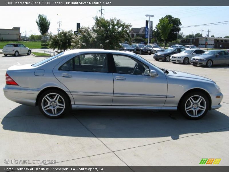 Brilliant Silver Metallic / Ash 2006 Mercedes-Benz S 500 Sedan