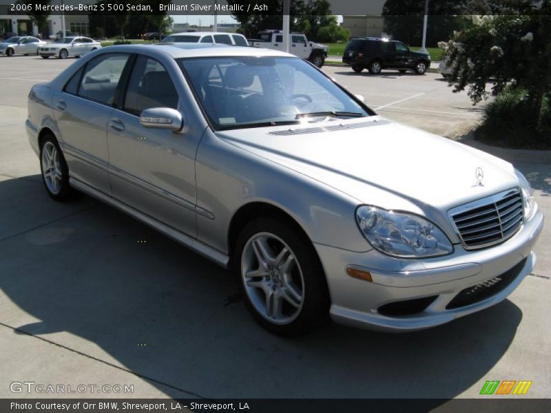 Brilliant Silver Metallic / Ash 2006 Mercedes-Benz S 500 Sedan