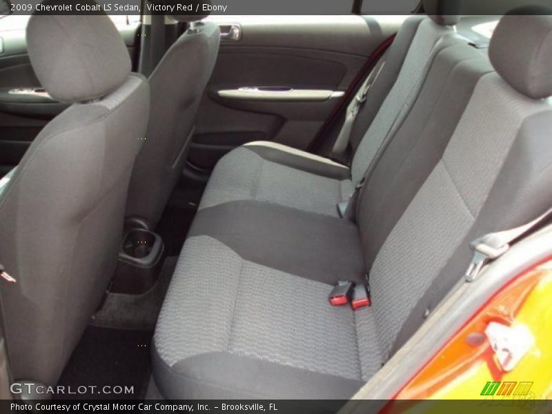 Victory Red / Ebony 2009 Chevrolet Cobalt LS Sedan
