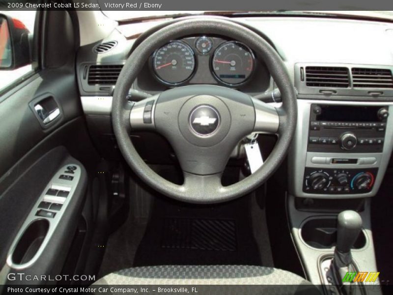 Victory Red / Ebony 2009 Chevrolet Cobalt LS Sedan