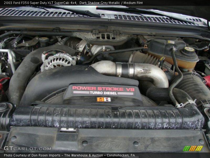 Dark Shadow Grey Metallic / Medium Flint 2003 Ford F350 Super Duty XLT SuperCab 4x4
