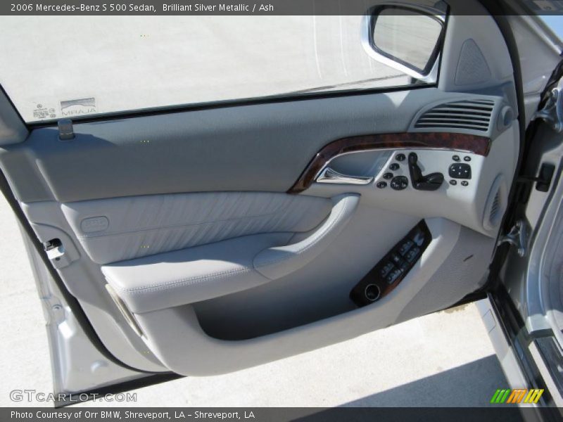 Brilliant Silver Metallic / Ash 2006 Mercedes-Benz S 500 Sedan