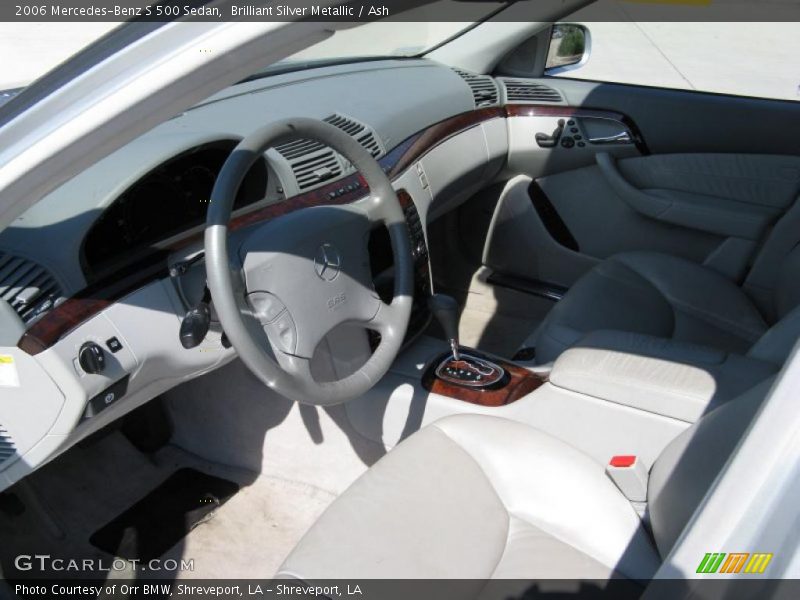 Brilliant Silver Metallic / Ash 2006 Mercedes-Benz S 500 Sedan