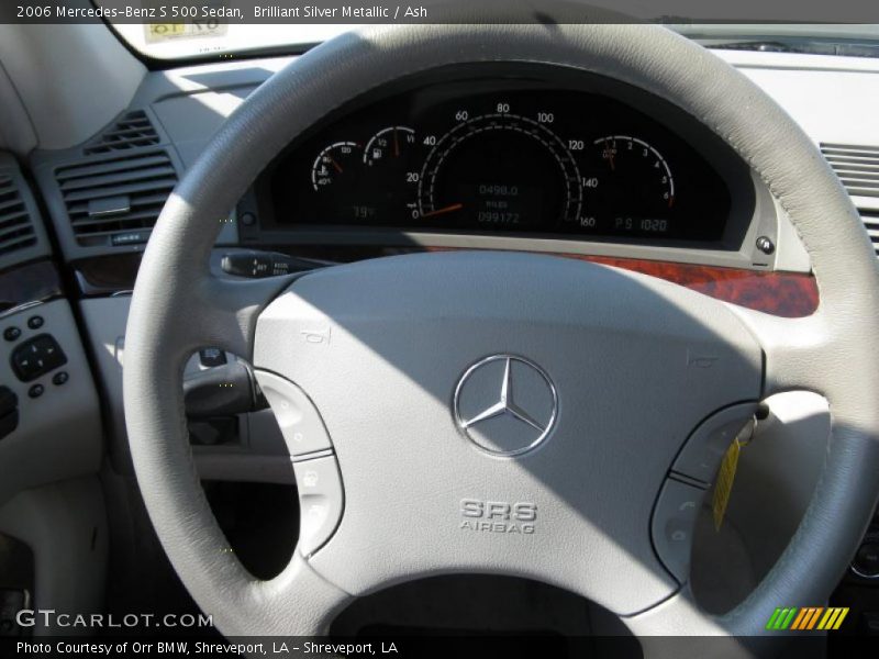 Brilliant Silver Metallic / Ash 2006 Mercedes-Benz S 500 Sedan