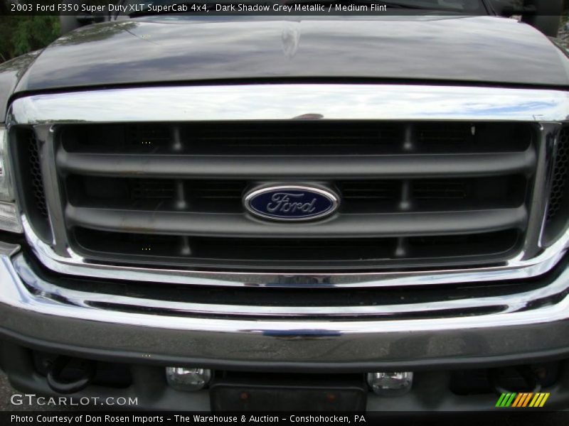 Dark Shadow Grey Metallic / Medium Flint 2003 Ford F350 Super Duty XLT SuperCab 4x4