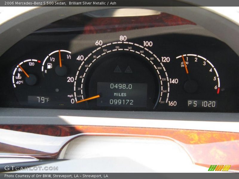 Brilliant Silver Metallic / Ash 2006 Mercedes-Benz S 500 Sedan
