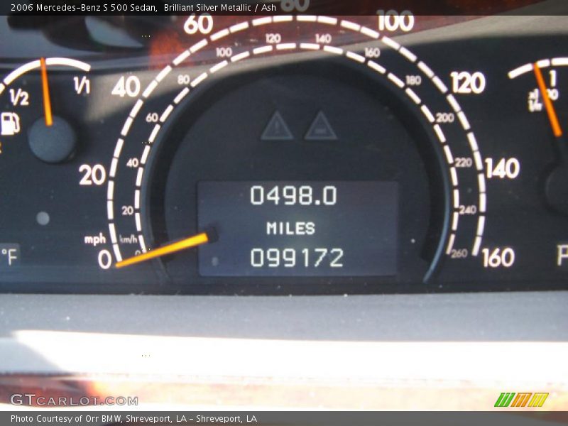 Brilliant Silver Metallic / Ash 2006 Mercedes-Benz S 500 Sedan
