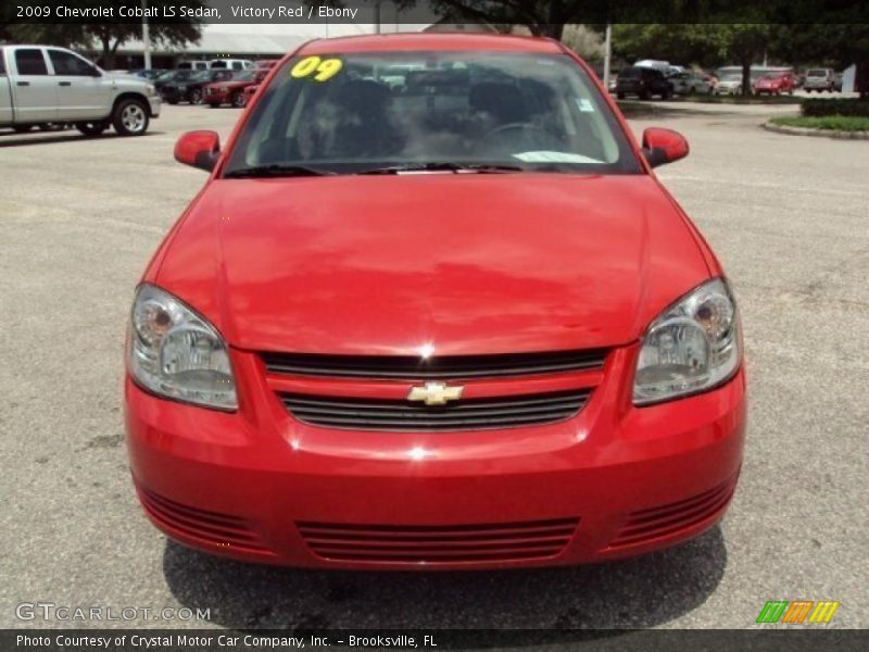 Victory Red / Ebony 2009 Chevrolet Cobalt LS Sedan