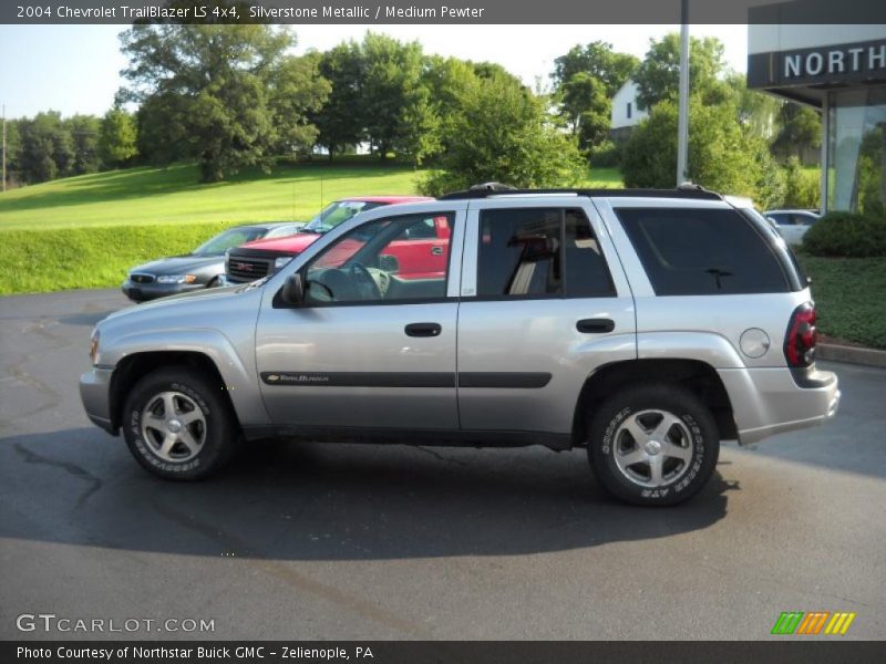 Silverstone Metallic / Medium Pewter 2004 Chevrolet TrailBlazer LS 4x4