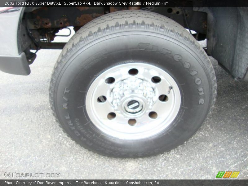 Dark Shadow Grey Metallic / Medium Flint 2003 Ford F350 Super Duty XLT SuperCab 4x4