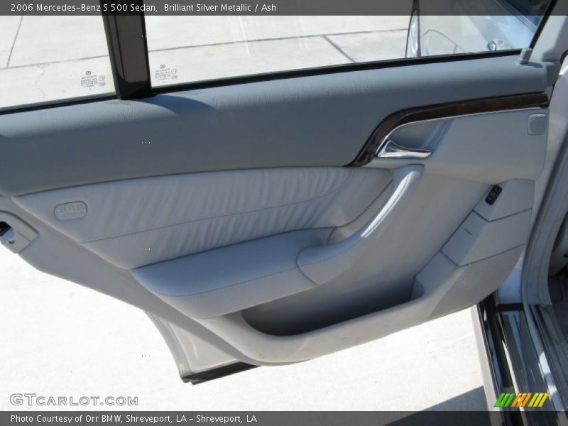 Brilliant Silver Metallic / Ash 2006 Mercedes-Benz S 500 Sedan